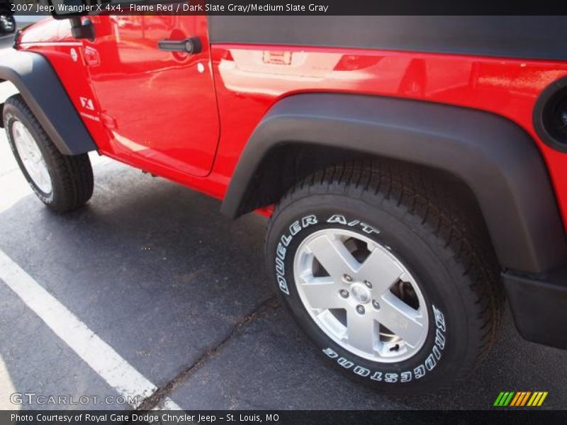 Flame Red / Dark Slate Gray/Medium Slate Gray 2007 Jeep Wrangler X 4x4