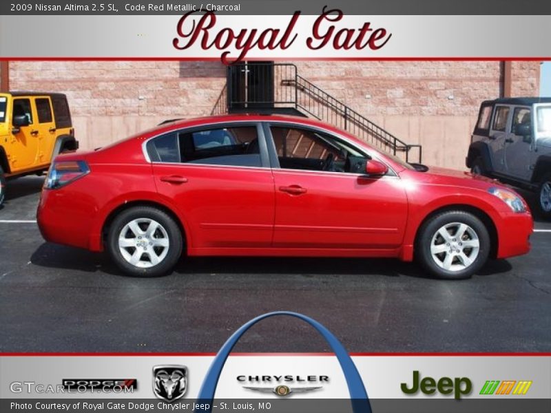 Code Red Metallic / Charcoal 2009 Nissan Altima 2.5 SL