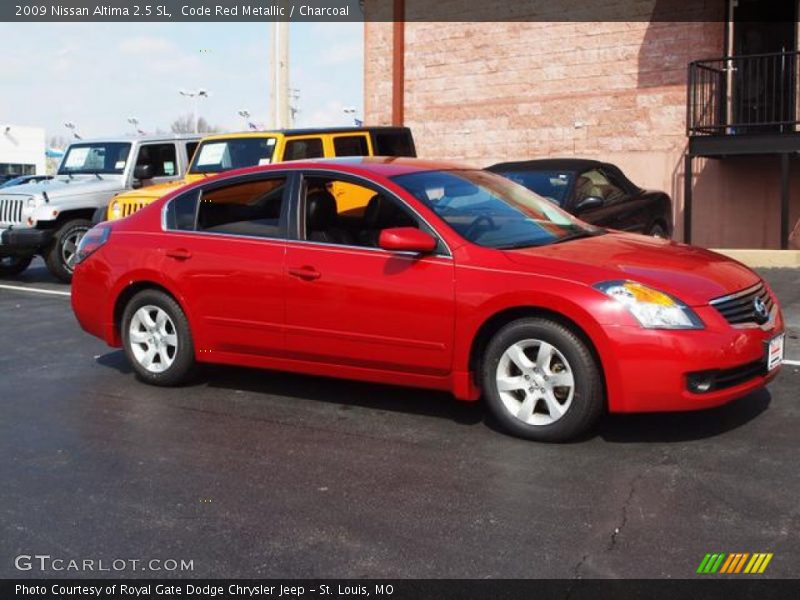 Code Red Metallic / Charcoal 2009 Nissan Altima 2.5 SL