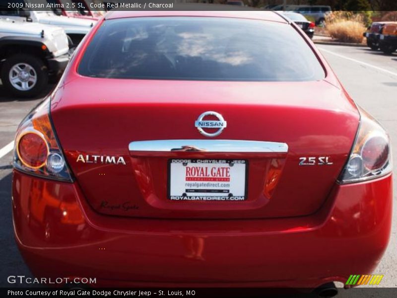 Code Red Metallic / Charcoal 2009 Nissan Altima 2.5 SL