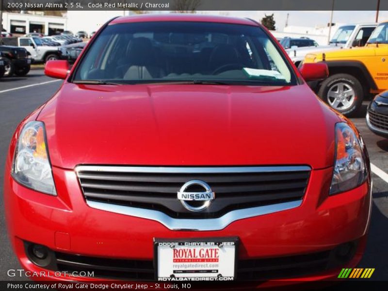 Code Red Metallic / Charcoal 2009 Nissan Altima 2.5 SL