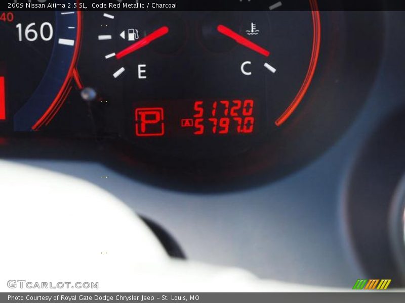 Code Red Metallic / Charcoal 2009 Nissan Altima 2.5 SL