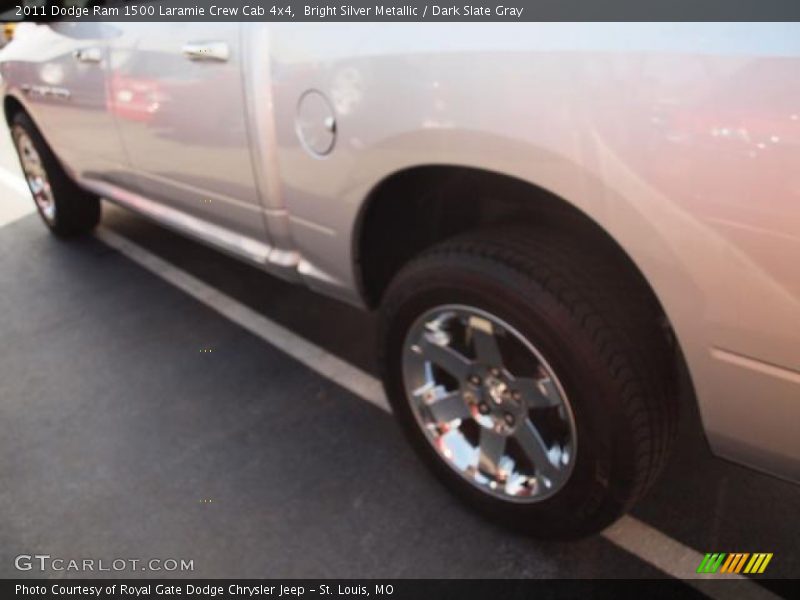 Bright Silver Metallic / Dark Slate Gray 2011 Dodge Ram 1500 Laramie Crew Cab 4x4