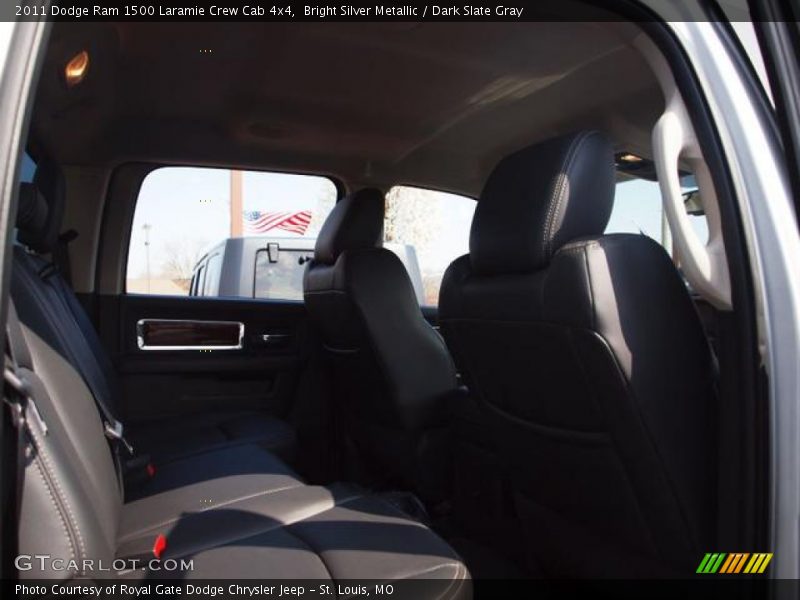 Bright Silver Metallic / Dark Slate Gray 2011 Dodge Ram 1500 Laramie Crew Cab 4x4