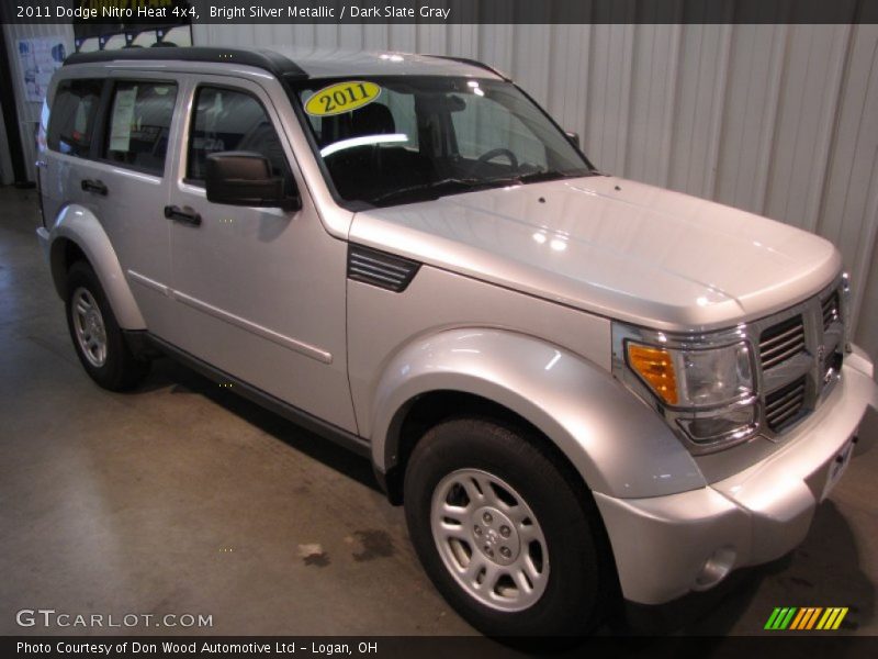 Bright Silver Metallic / Dark Slate Gray 2011 Dodge Nitro Heat 4x4