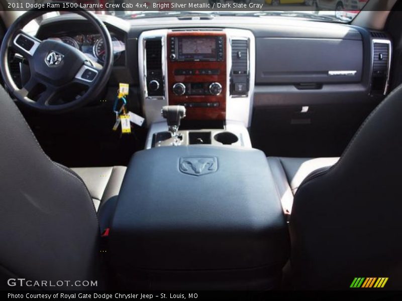 Bright Silver Metallic / Dark Slate Gray 2011 Dodge Ram 1500 Laramie Crew Cab 4x4