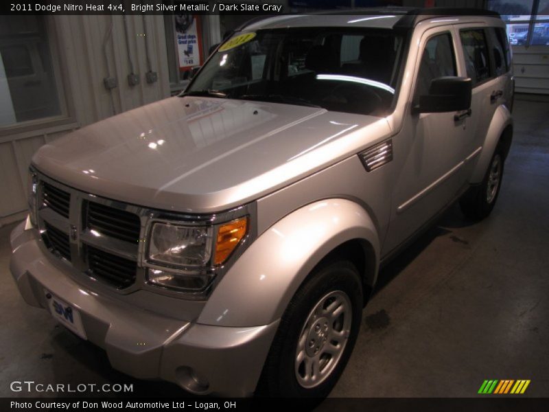 Bright Silver Metallic / Dark Slate Gray 2011 Dodge Nitro Heat 4x4