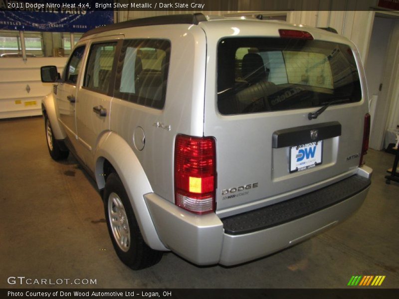 Bright Silver Metallic / Dark Slate Gray 2011 Dodge Nitro Heat 4x4