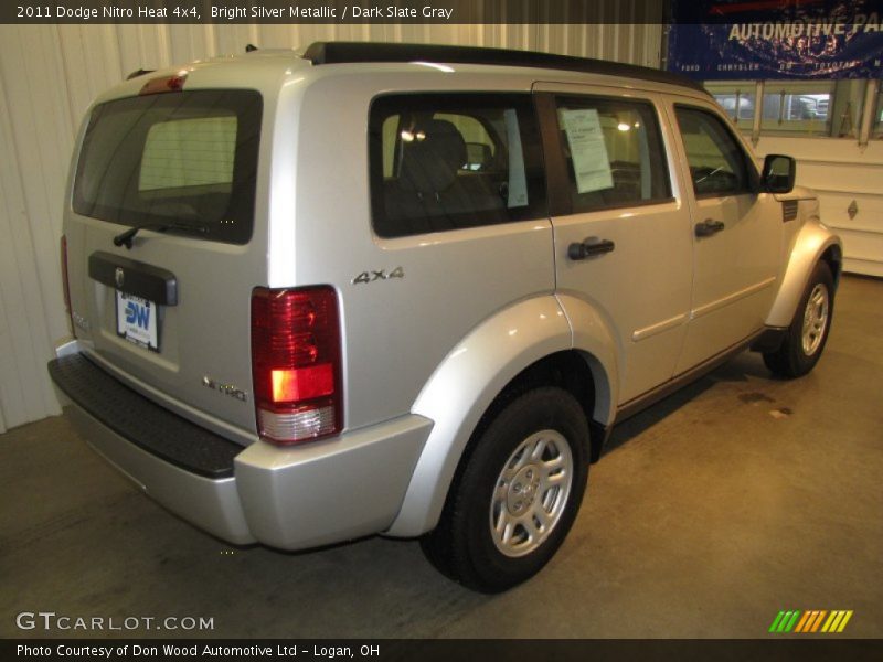 Bright Silver Metallic / Dark Slate Gray 2011 Dodge Nitro Heat 4x4