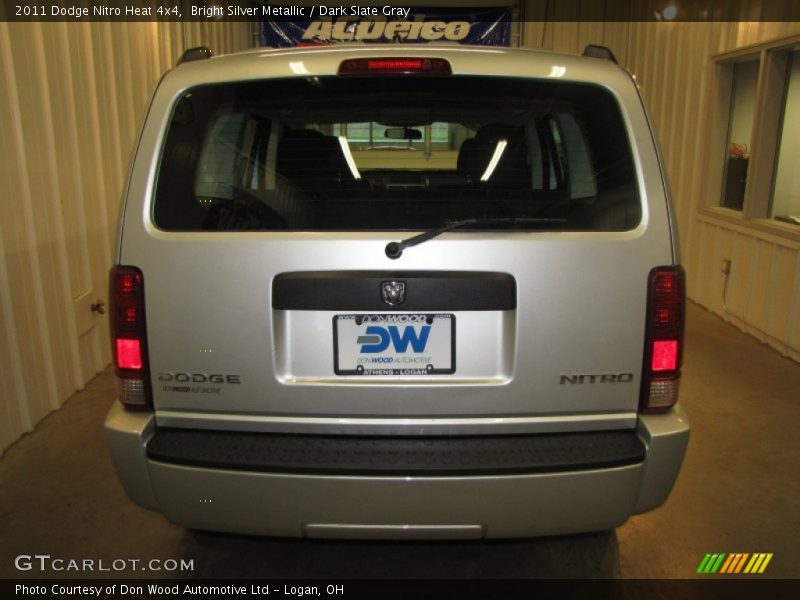 Bright Silver Metallic / Dark Slate Gray 2011 Dodge Nitro Heat 4x4