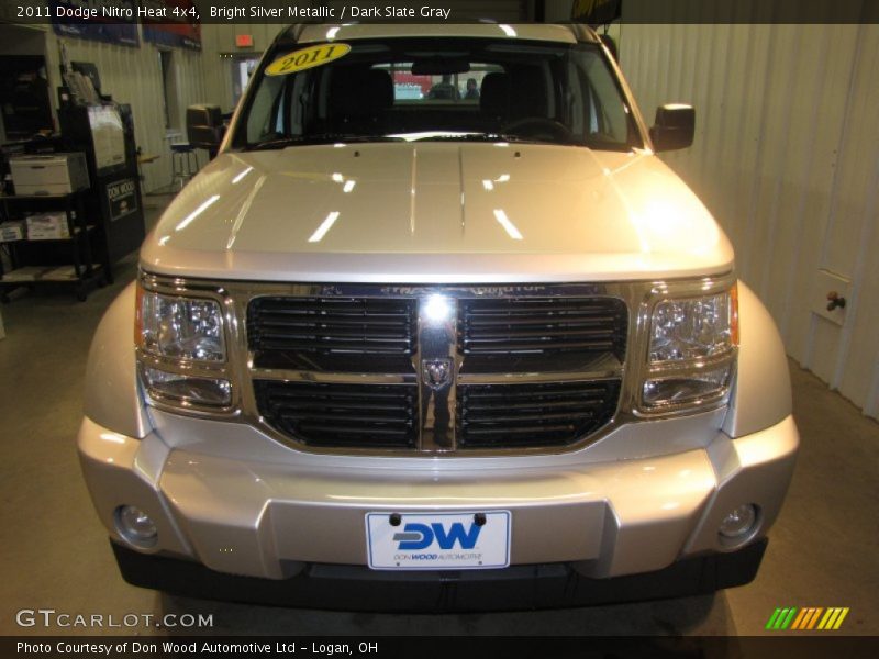 Bright Silver Metallic / Dark Slate Gray 2011 Dodge Nitro Heat 4x4