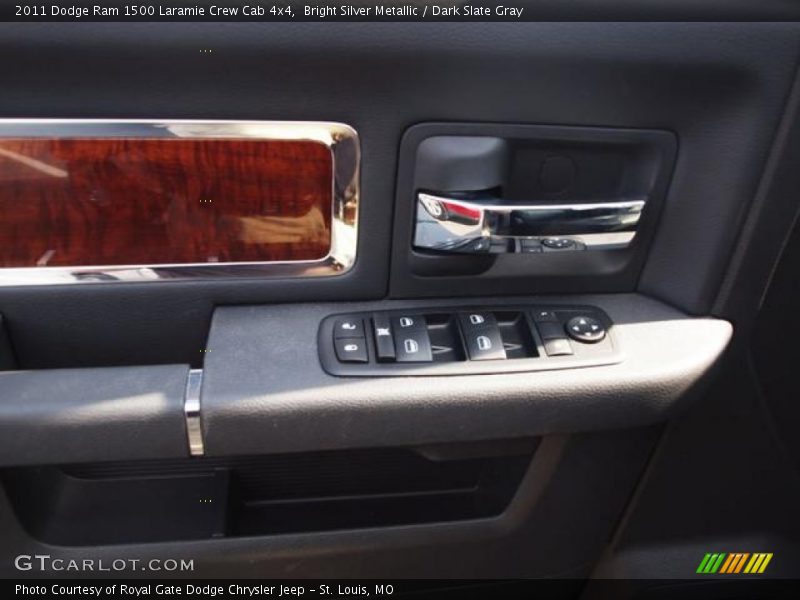 Bright Silver Metallic / Dark Slate Gray 2011 Dodge Ram 1500 Laramie Crew Cab 4x4