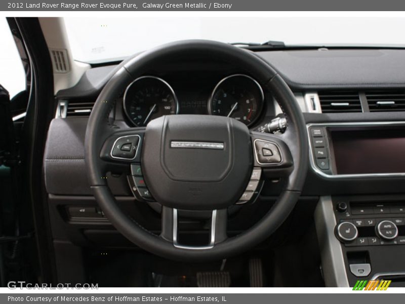 Galway Green Metallic / Ebony 2012 Land Rover Range Rover Evoque Pure