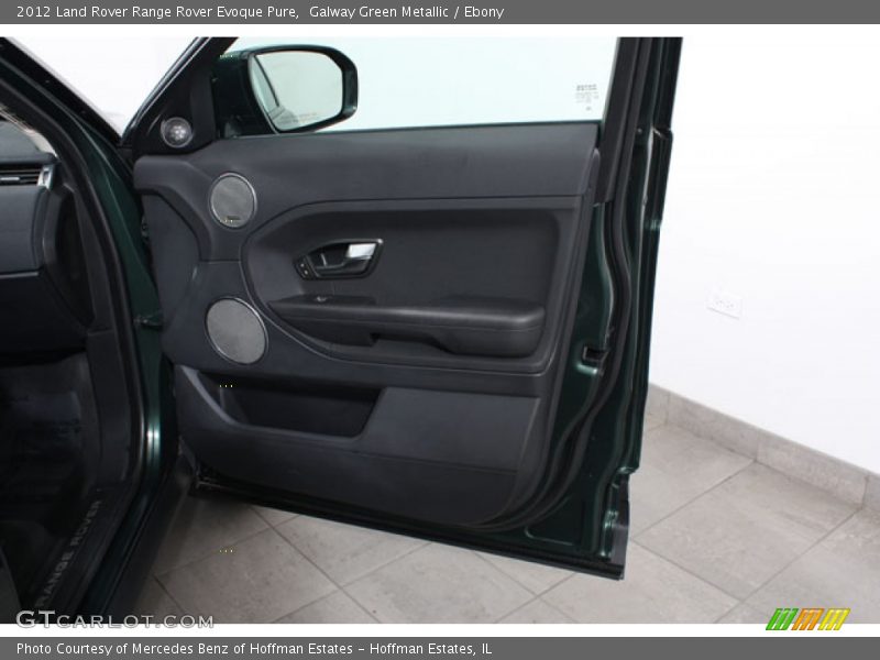 Galway Green Metallic / Ebony 2012 Land Rover Range Rover Evoque Pure
