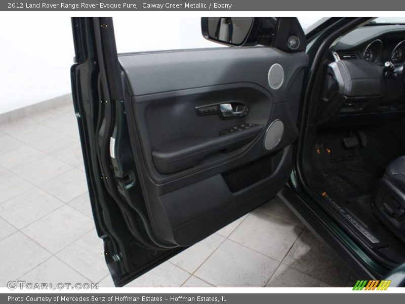 Galway Green Metallic / Ebony 2012 Land Rover Range Rover Evoque Pure