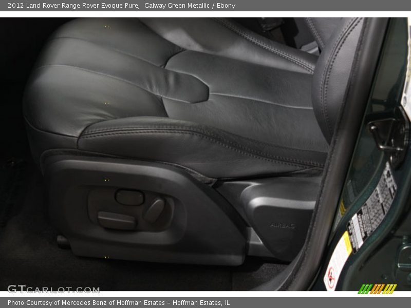 Galway Green Metallic / Ebony 2012 Land Rover Range Rover Evoque Pure