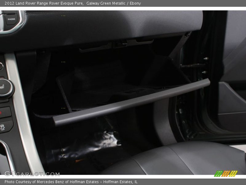 Galway Green Metallic / Ebony 2012 Land Rover Range Rover Evoque Pure
