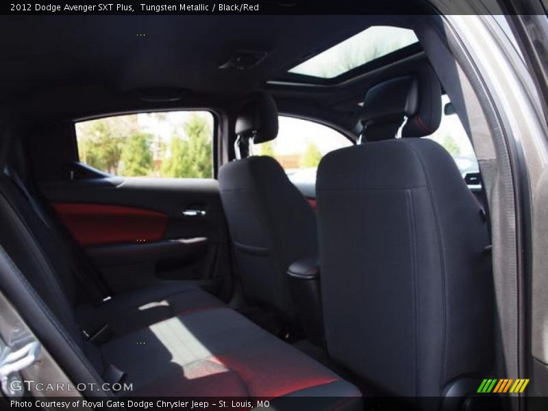 Tungsten Metallic / Black/Red 2012 Dodge Avenger SXT Plus