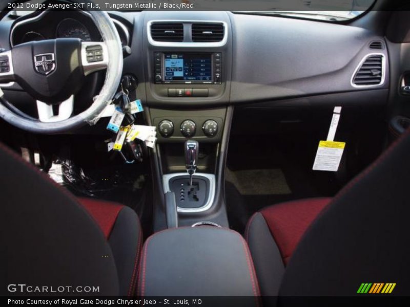 Tungsten Metallic / Black/Red 2012 Dodge Avenger SXT Plus