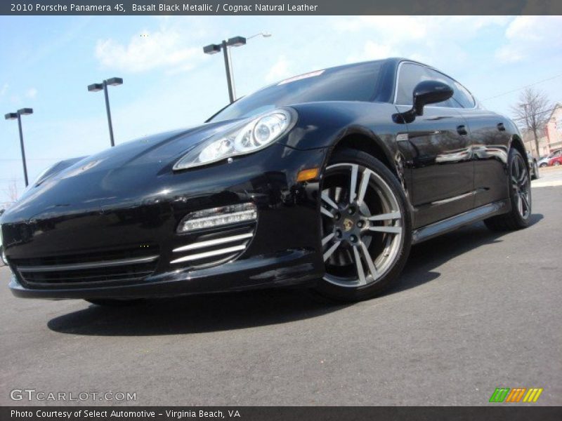 Basalt Black Metallic / Cognac Natural Leather 2010 Porsche Panamera 4S