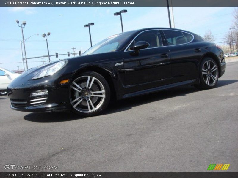 Basalt Black Metallic / Cognac Natural Leather 2010 Porsche Panamera 4S
