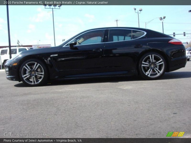 Basalt Black Metallic / Cognac Natural Leather 2010 Porsche Panamera 4S