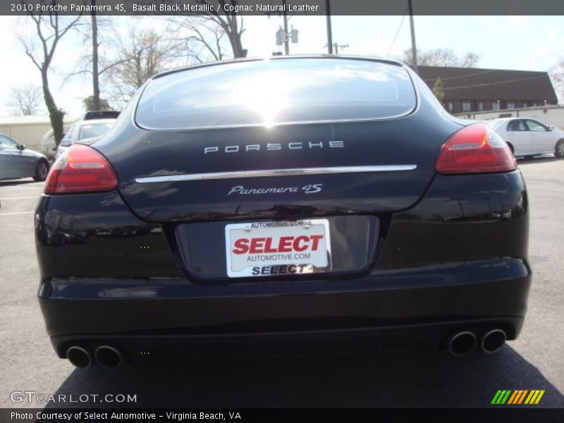 Basalt Black Metallic / Cognac Natural Leather 2010 Porsche Panamera 4S