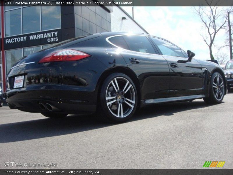 Basalt Black Metallic / Cognac Natural Leather 2010 Porsche Panamera 4S