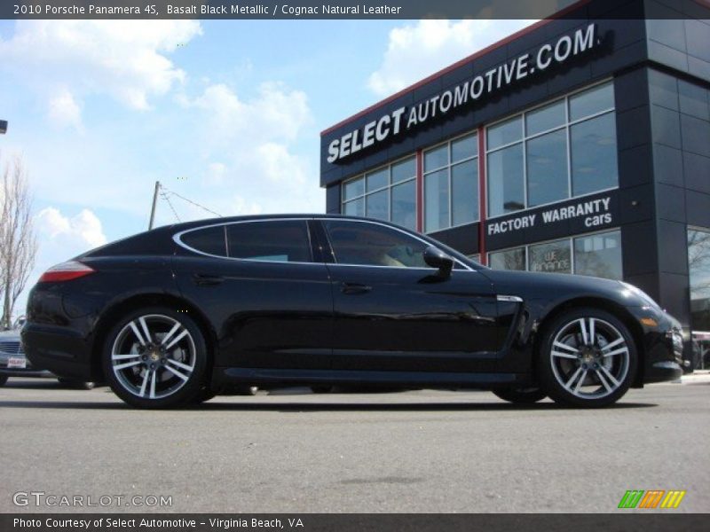Basalt Black Metallic / Cognac Natural Leather 2010 Porsche Panamera 4S