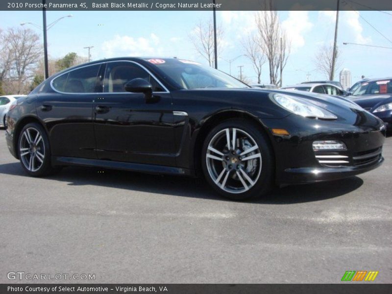 Basalt Black Metallic / Cognac Natural Leather 2010 Porsche Panamera 4S
