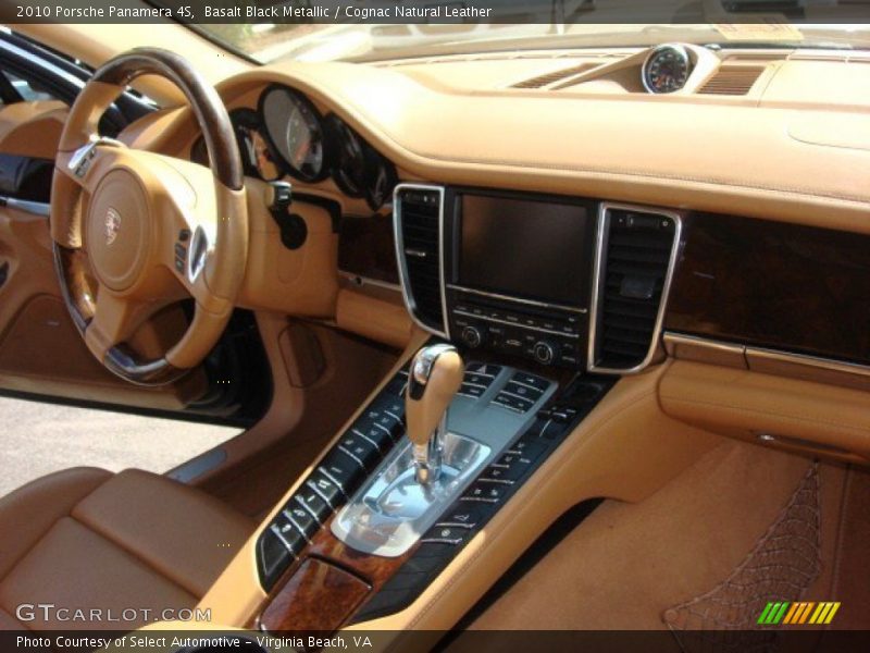 Basalt Black Metallic / Cognac Natural Leather 2010 Porsche Panamera 4S