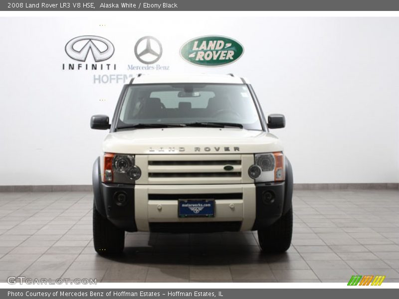 Alaska White / Ebony Black 2008 Land Rover LR3 V8 HSE