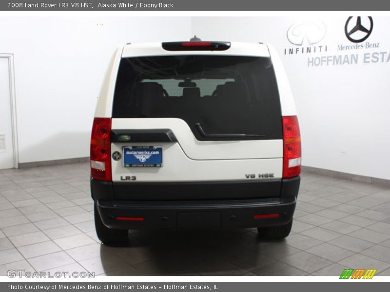 Alaska White / Ebony Black 2008 Land Rover LR3 V8 HSE