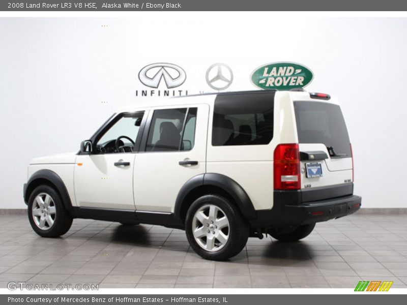 Alaska White / Ebony Black 2008 Land Rover LR3 V8 HSE