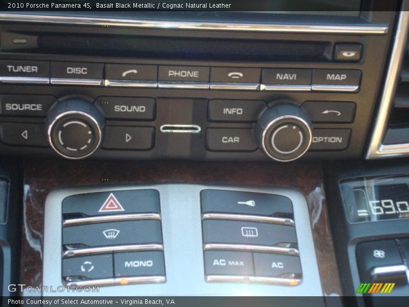 Controls of 2010 Panamera 4S