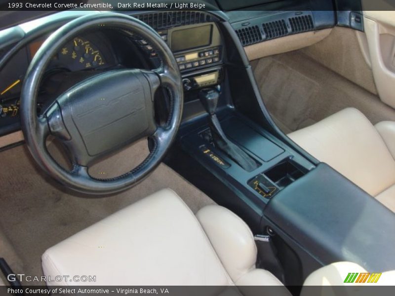  1993 Corvette Convertible Light Beige Interior