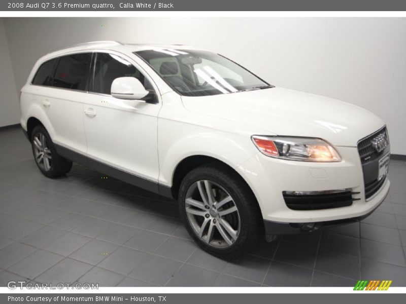 Calla White / Black 2008 Audi Q7 3.6 Premium quattro