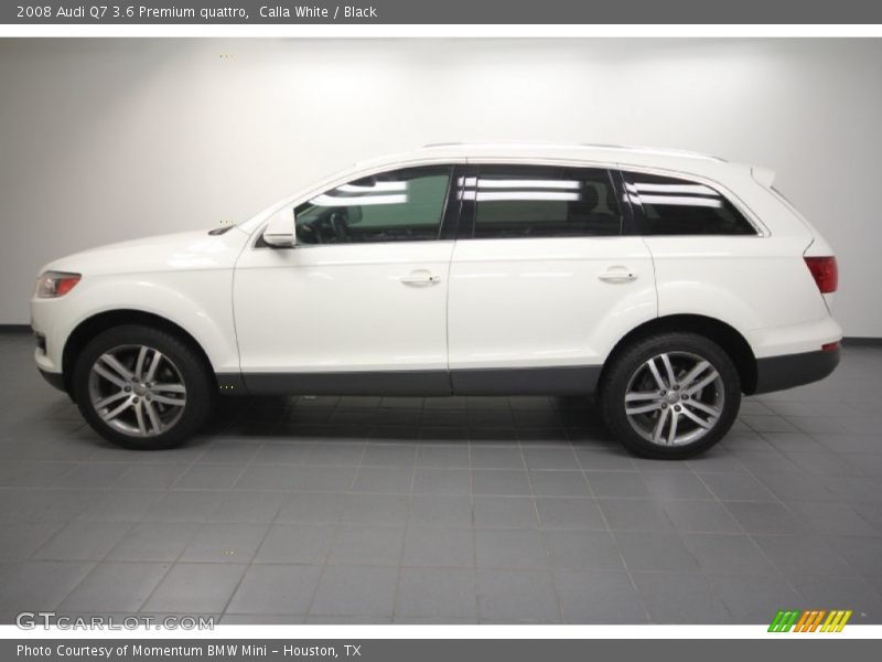 Calla White / Black 2008 Audi Q7 3.6 Premium quattro