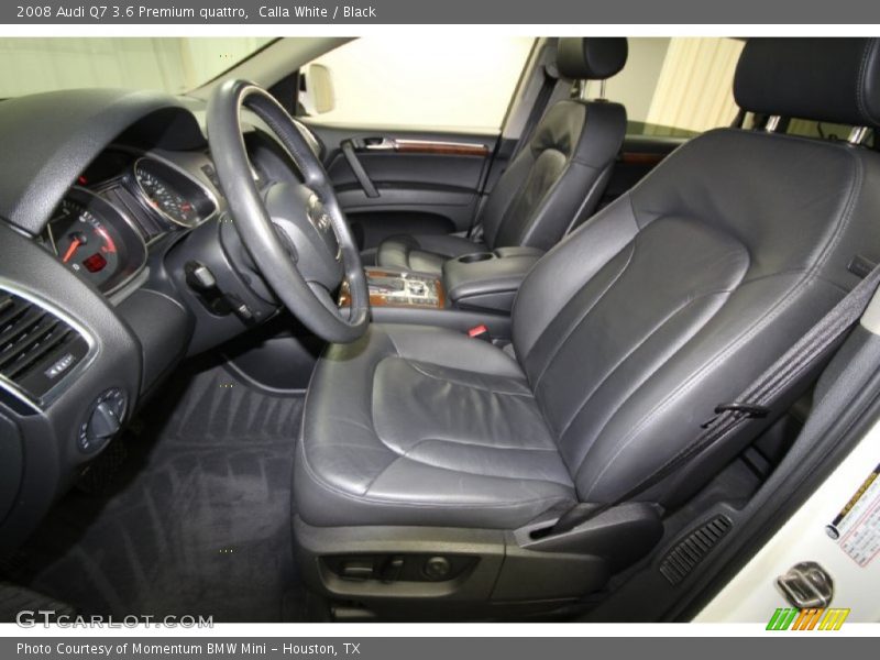 Calla White / Black 2008 Audi Q7 3.6 Premium quattro