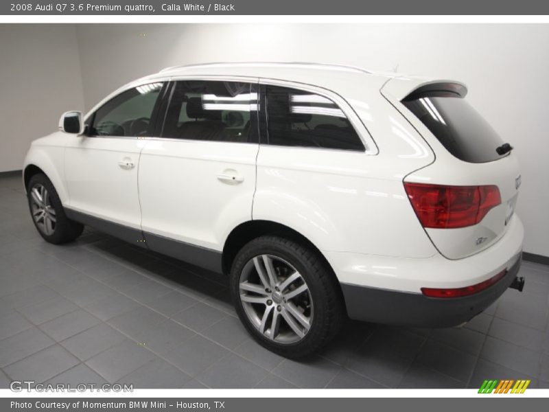 Calla White / Black 2008 Audi Q7 3.6 Premium quattro