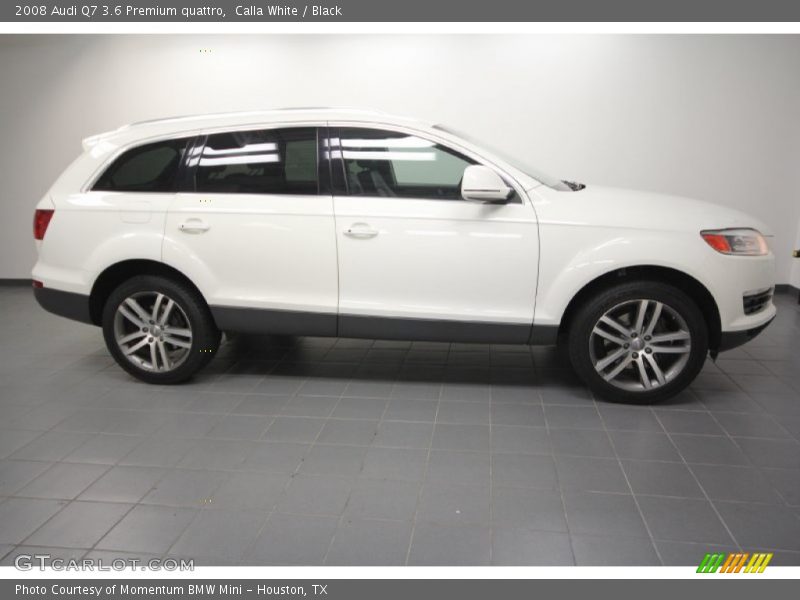 Calla White / Black 2008 Audi Q7 3.6 Premium quattro