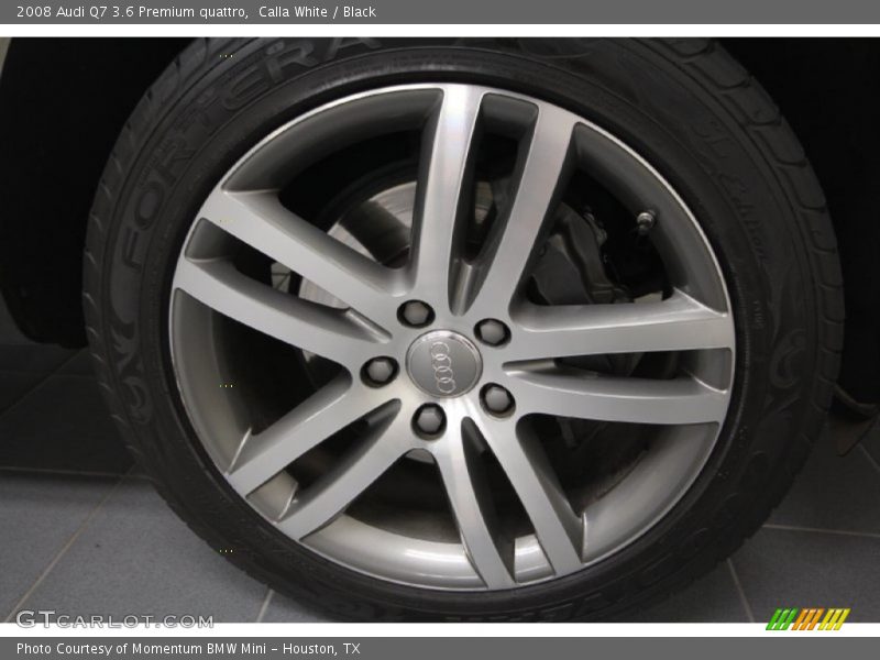 Calla White / Black 2008 Audi Q7 3.6 Premium quattro