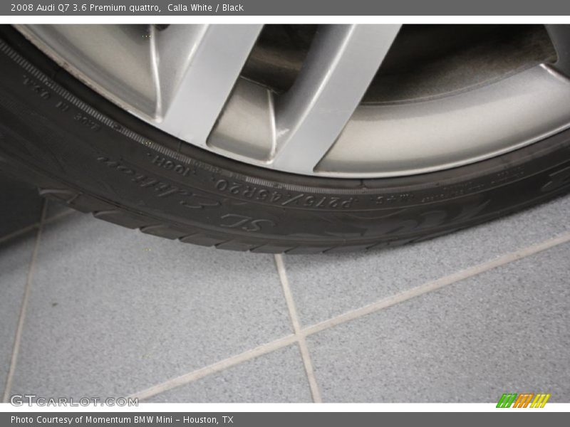 Calla White / Black 2008 Audi Q7 3.6 Premium quattro