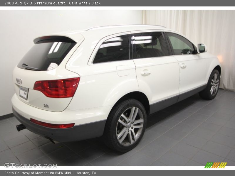 Calla White / Black 2008 Audi Q7 3.6 Premium quattro