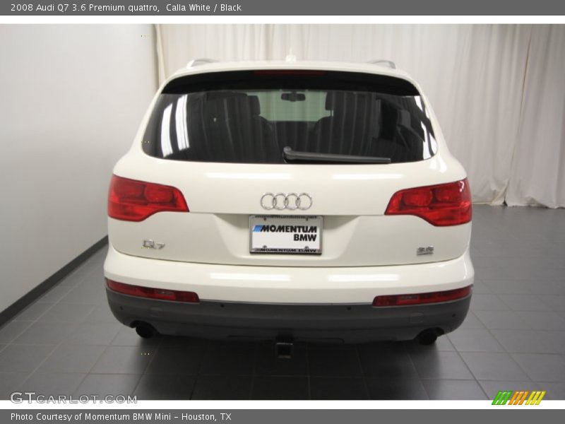 Calla White / Black 2008 Audi Q7 3.6 Premium quattro