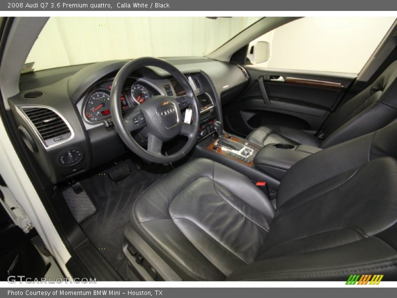 Calla White / Black 2008 Audi Q7 3.6 Premium quattro