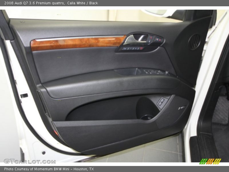 Calla White / Black 2008 Audi Q7 3.6 Premium quattro