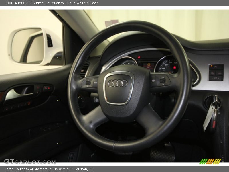 Calla White / Black 2008 Audi Q7 3.6 Premium quattro