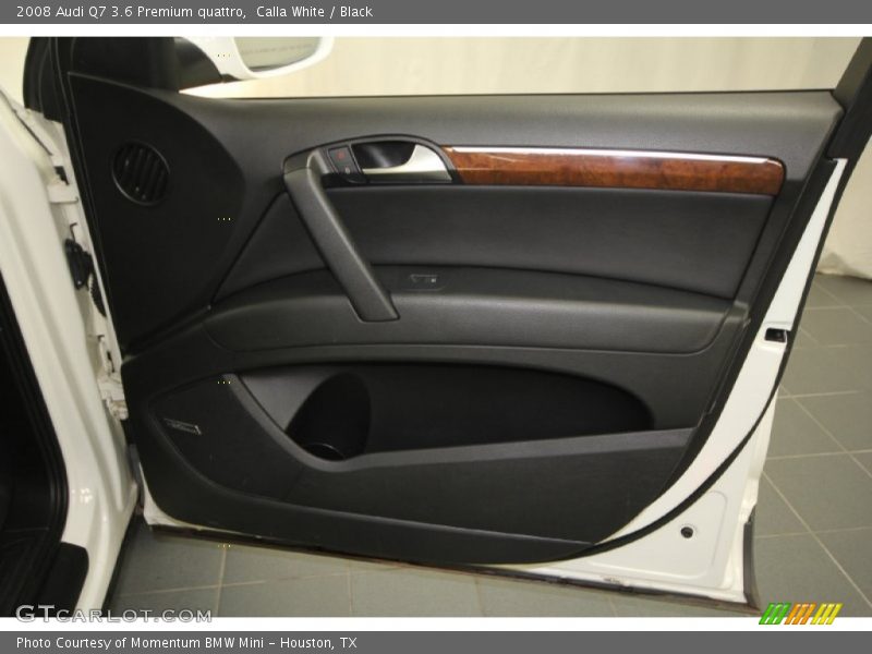 Calla White / Black 2008 Audi Q7 3.6 Premium quattro