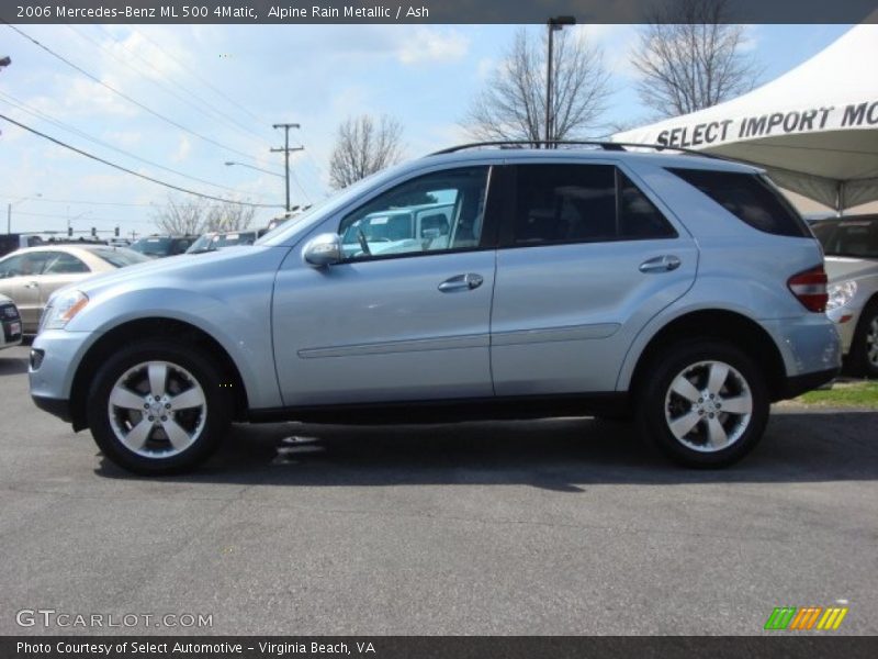 Alpine Rain Metallic / Ash 2006 Mercedes-Benz ML 500 4Matic